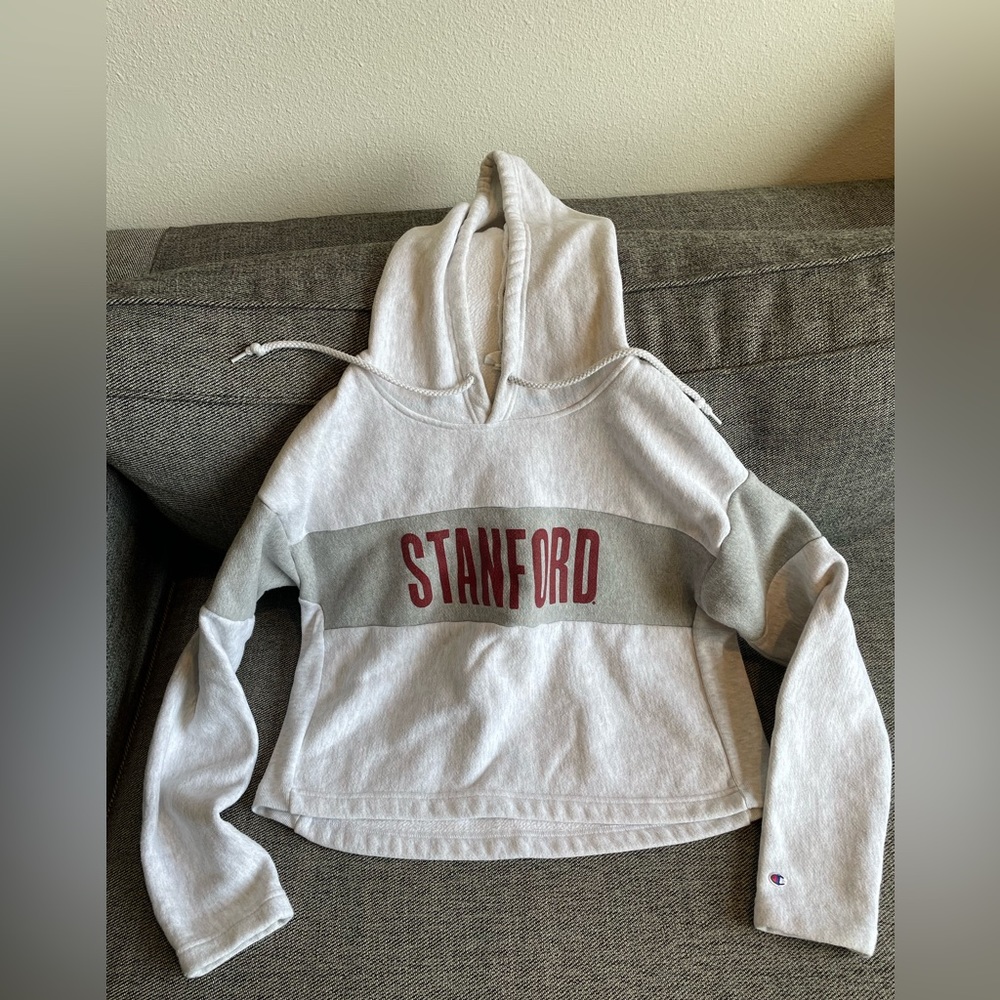 Reverse Weave Champion Stanford hooded sweatshirt
